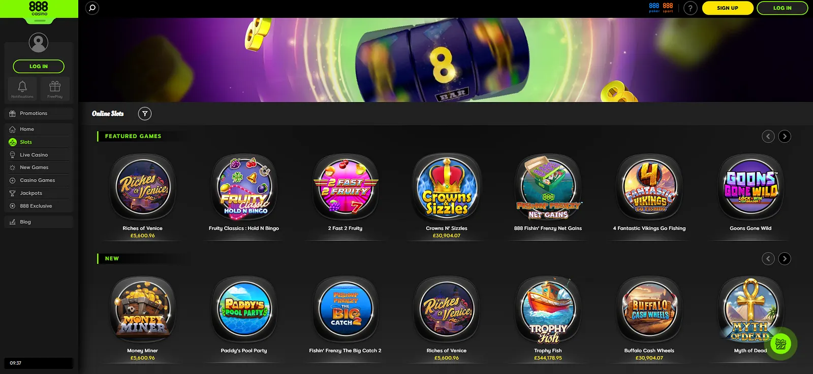 888casino.es interface